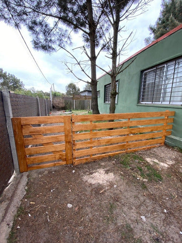 Cercos Para Piscinas O Frentes De Casa En Madera Tratada 1