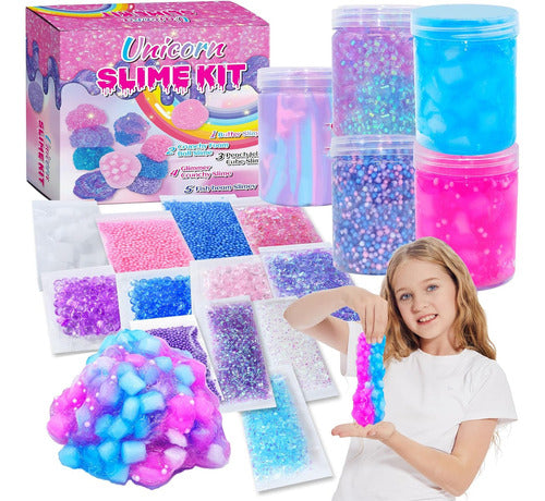 HERMES SHOP Unicorn Slime Kit for Girls Ages 4-12 with Supplies 0