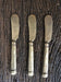 Set of 30 Aged Bronze Spreading Knives 13 cm 8