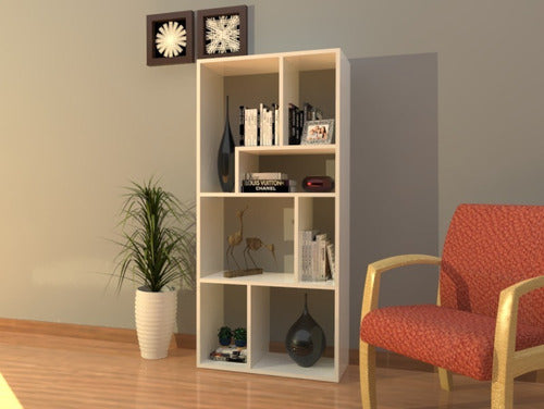 Modern Minimalist 4-Shelf Bookcase - 1.50 X 0.70 Meters 2
