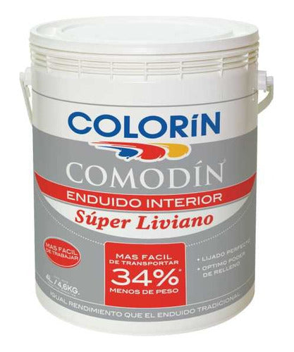 Colorín Super Lightweight Interior Putty 4 L Pintu Don Luis Mdp 0