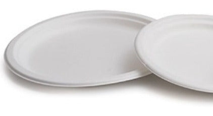 Ecológicos Uruguay Compostable Disposable Plate - 26cm 50 Units 0