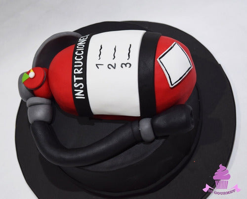 Torta Matafuegos Extinguidor - Evento Tematica Personalizada 0