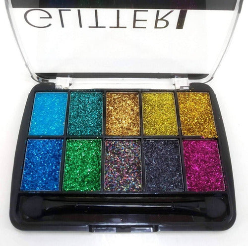 Tejar Glitter Eyeshadow Palette - Gel Glitter Eyeshadow 1