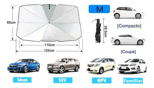 Tapasol Parabrisas Cubre Sol Para Coche Cortinas Parasol 1