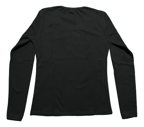 Women's Cotton and Lycra Long Sleeve T-shirt 10