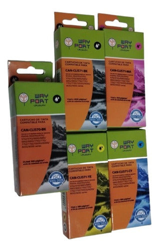 Cartuchos Compa Tinta (pack 5 Colores) Pgi-570xl / Cli-571xl 0