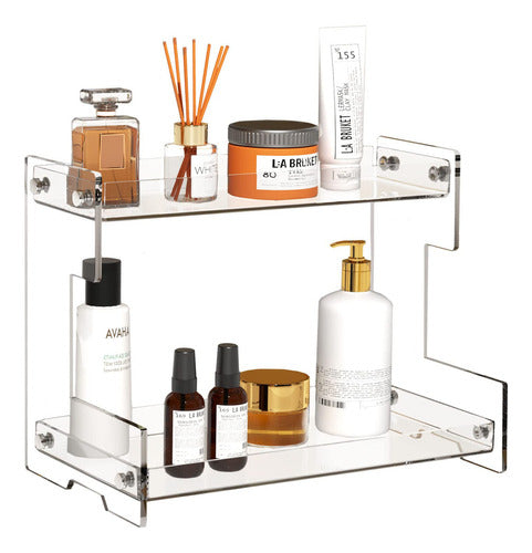 Acliys 2-Tier Bathroom Countertop Organizer 0