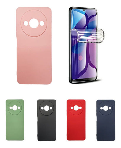 Generic Case Protector + Hydrogel For Xiaomi Redmi A3 - Funda 1