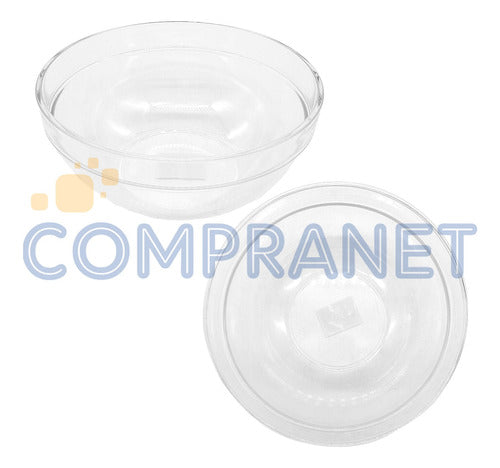 Compranet Medium Round Acrylic Salad Bowl 20 Cm, 12833 2