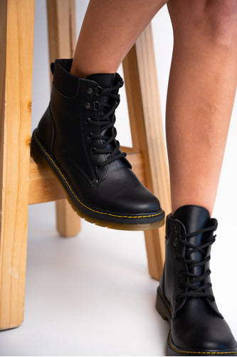 Camila Botas Borcegos Mujer Estilo Dr Martens Cordones 73 6