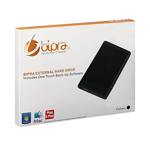 Bipra 500gb Externo Disco Duro Portátil Incluye One Touch Ba 5