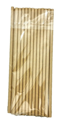 Sorbeco 100 Eco-Friendly Drinking Straws 20cm Compostable 7