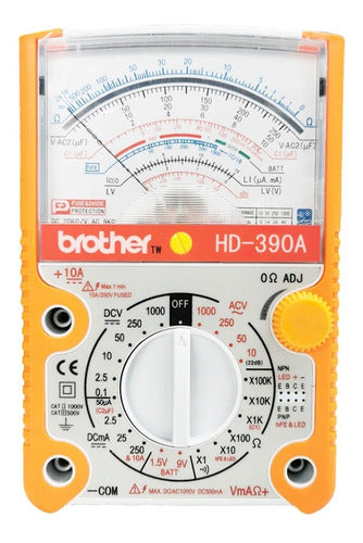 Brother Multimetro Analogico HD-390A Tester Profesional 0