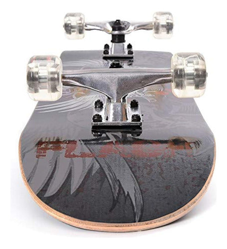 ChromeWheels 31 Inch Skateboard Double Kick Skate 3