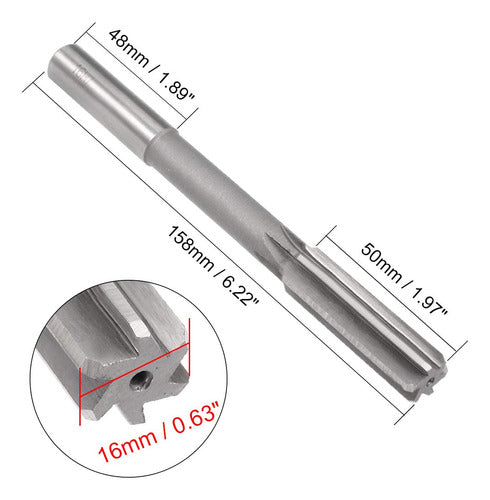 Uxcell 16mm Reamer for Metals and Stainless Steel 1