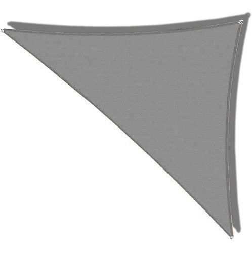 Cerroplast Media Sombra Toldo Vela Triangular Gris 90% 1.9mx4.15m X4.6m 0