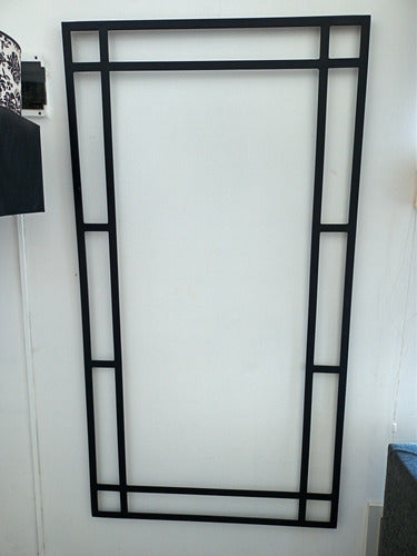 Namig Diseño en Hierro Industrial Glass Frame 180x80 1