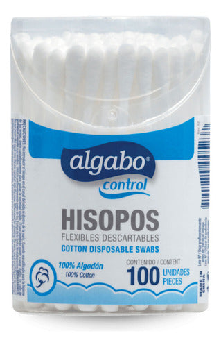 Algabo Flexible Cotton Swabs Pack of 100 1