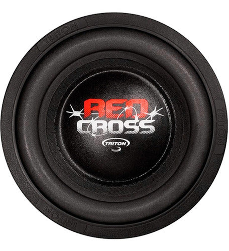 Triton Subwoofer 10 Inches Red Cross 500W 2+2 Ohms 0