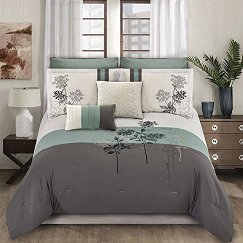 Riverbrook Home 8-Piece Bedding Set, Queen, Tolbert 0