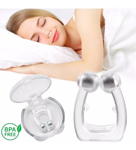 Magnetic Anti-Snoring Nasal Clip Stop Snoring System 2