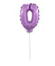 Tu Mundo Violet Number Balloon with Stand 1