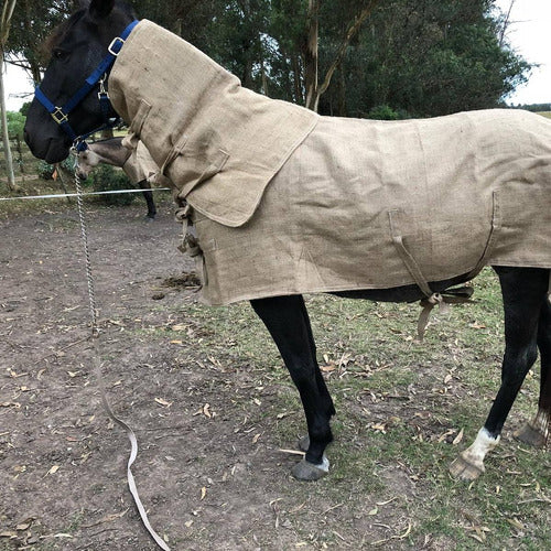 Mantas Para Caballos De Arpillera Doble 4