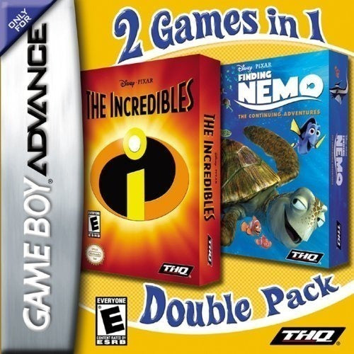 THQ Finding Nemo Incredibles Double Pack Game Boy Advance 0