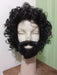 Peluca Negra Y Barba Cosplay Perfor By La Parti Wigs! 1