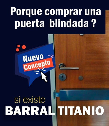 Titanio Barral Titanio Anti-Entradera Máxima Seguridad 7