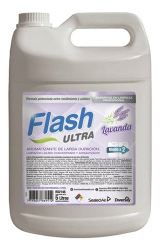 Flash Liquid Floor Cleaner Lavender 5 Liters 1