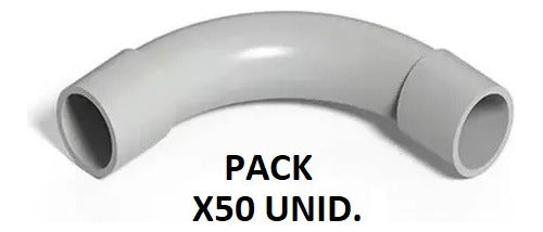 Genrod PVC Bend for Rigid Pipe 25 mm x 50 Units 1