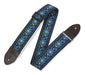 Levy's M8HTV Guitar Strap Blue Details 142cm 2