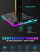 V VCOM RGB Gaming Headset Stand with 2 USB Ports and Color Lights 3