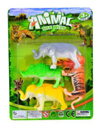 SBG Set De Animales De Selva 5 Piezas En Blister 14x18.5cm 53290 0