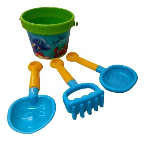 Duravit Beach Set - Bucket, Boat, Watering Can & 3 Shovels - Premium 1