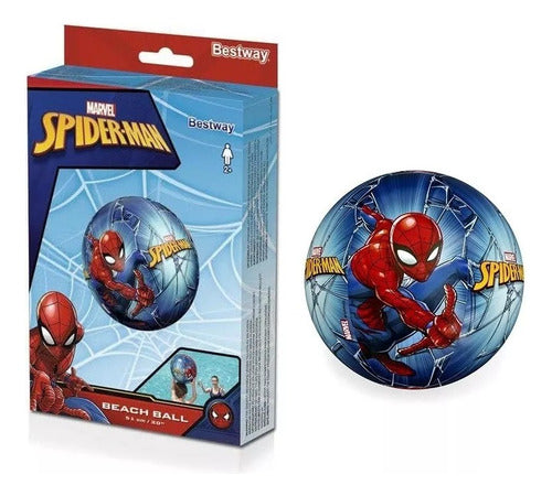 Bestway Inflatable Beach Ball Spiderman, Mickey, Disney 7