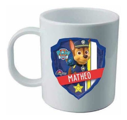 Taza Plástica Personalizada Ideal Niños, Envío En El Dia 0