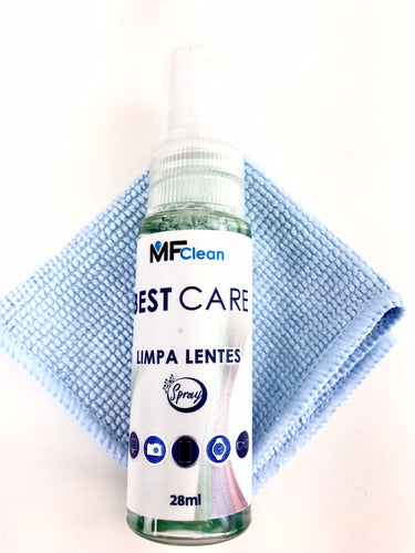 Kit Limpa Lente Com Saquinho Protetor Case Spray Utilidades 2