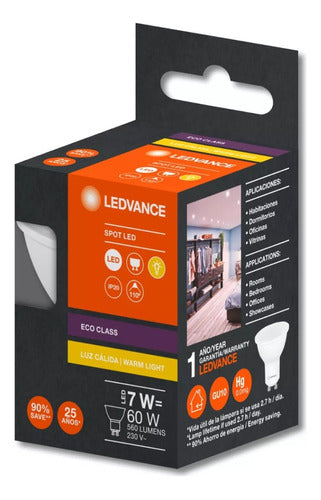 Ledvance Dicroica Led 7W 230V GU10 110° Pack of 20 1