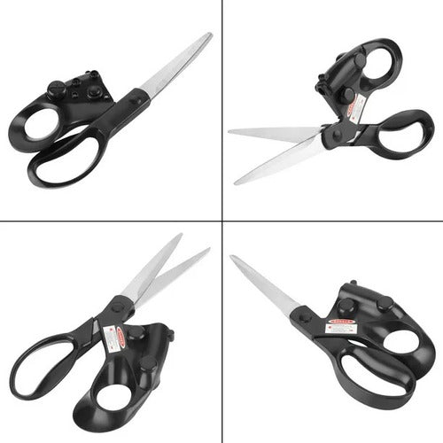 Genius.Uy Laser Guide Precision Scissors Straight Cut Battery Operated 1