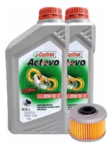 Honda Kit Service Filtro Oring Castrol Mineral XR XRE CBX 0