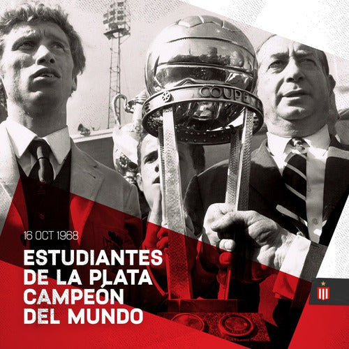 Estudiantes Champions of the World 1968 Bilardo Retro Shirt 5