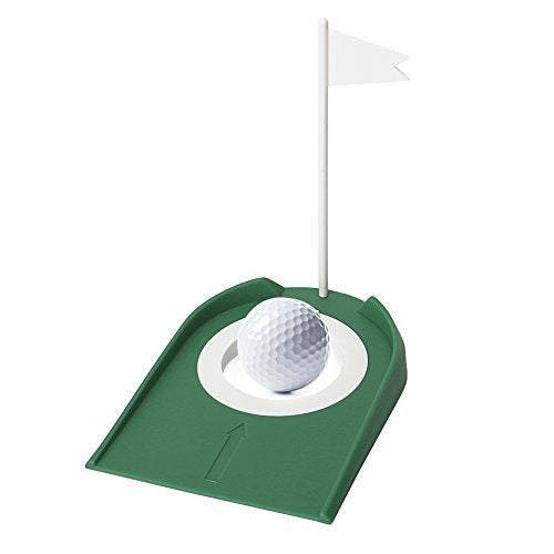 Merssyria Golf Practice Putting Cup, Golf Mat with Hole and Flag Plastic for Indoor Outdoor Office Garage Yard 0