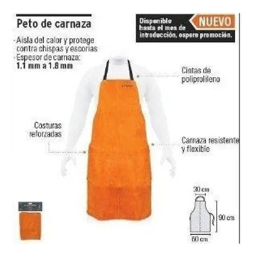 Truper Leather Welding Apron Protection K37 1