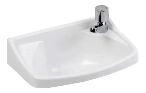 Small Marble Sink Basin Ideal for Commercial Spaces 0
