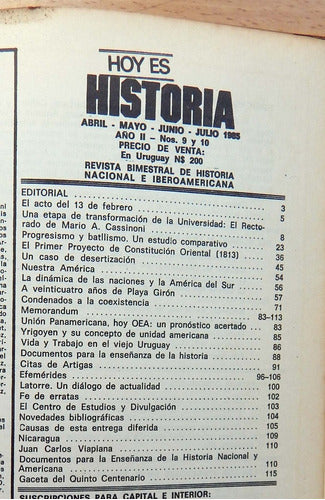 Revista Hoy Es Historia Números 9 Y 10 Año 1985 1