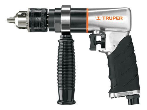 Truper Pneumatic Drill 1/2" Reversible Variable Speed 800 Rpm 90psi 0