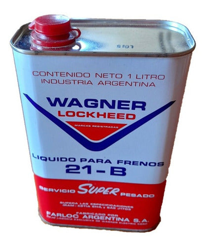 Liquido Para Frenos Wagner Lockheed T21-b Lata De Epoca 0